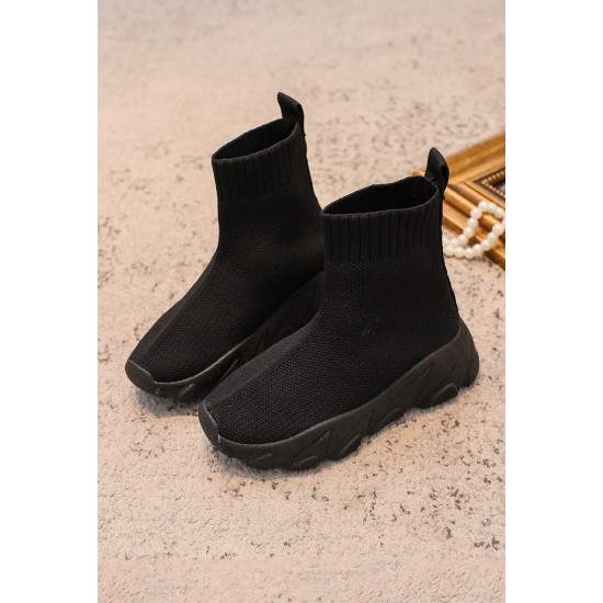 Kids eezee Sock Trainer All Black